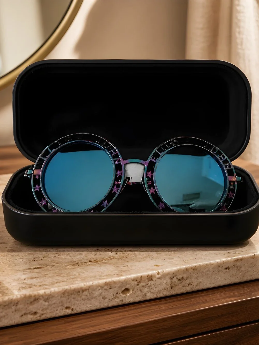 Unisex. Walk of Fame collection from the official Elton John Eyewear line.